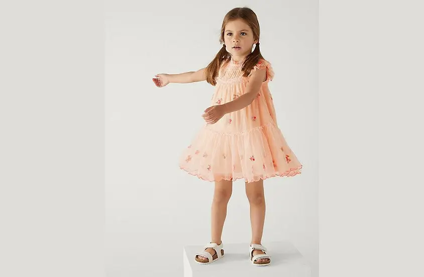 Floral Embroidered Dress from M&S COLLECTION